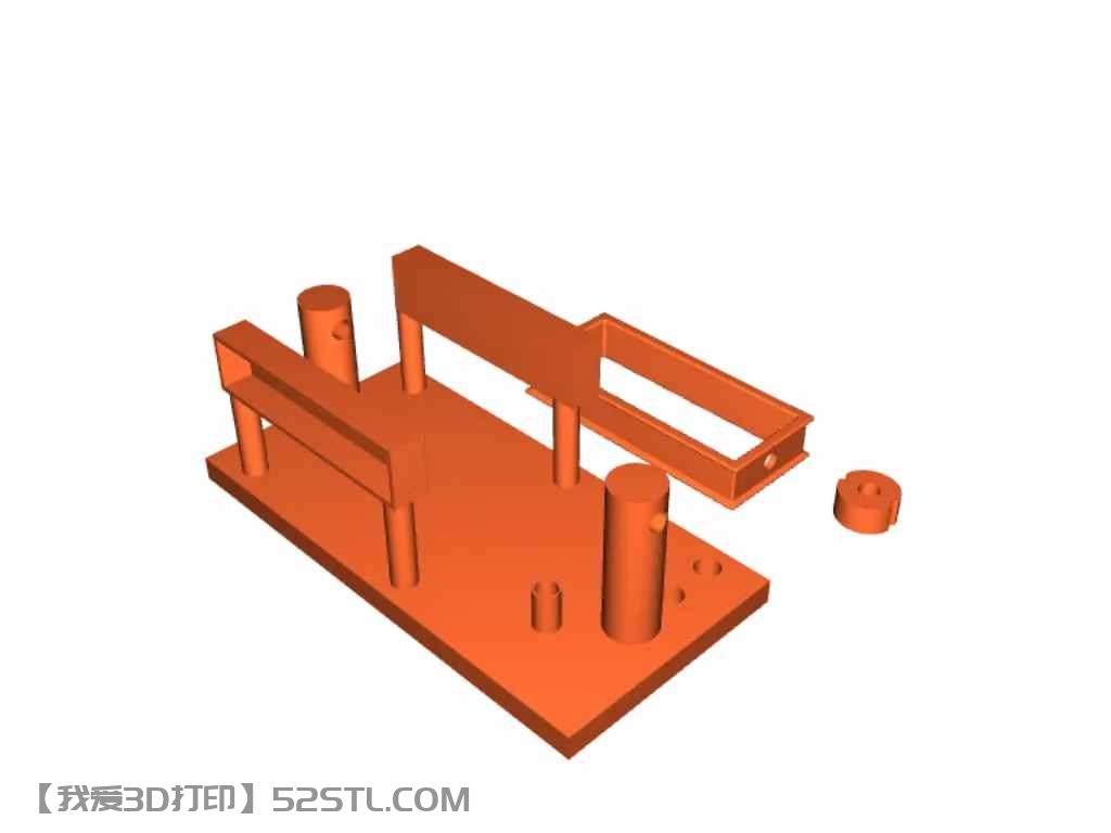 直流电动机教学模型-3d打印模型stl