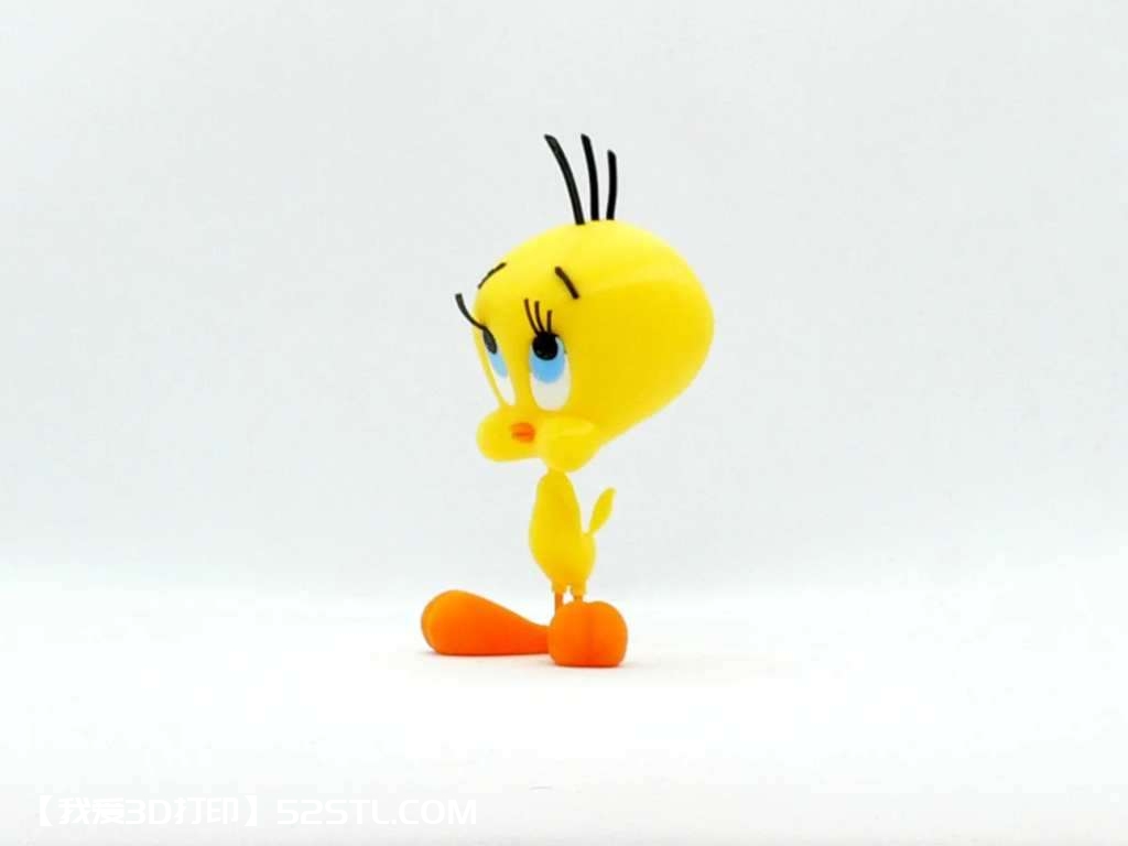 黄色金丝雀翠儿-3d打印模型stl免费下载-百度网盘云【我爱3D打印】