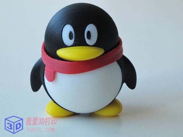 雄性宠物企鹅QQ-3d打印模型免费积分下载-百度网盘云下载【我爱3D打印】